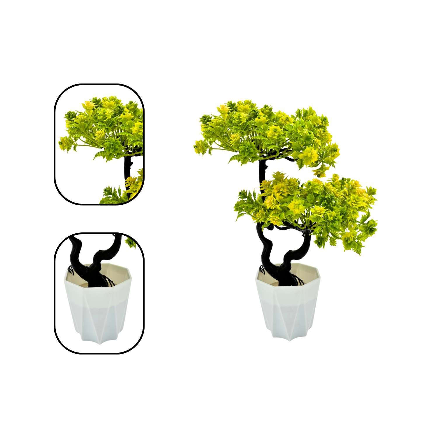 Artificial Plants for Home Decorarion Tree with Pot for Home Center Livingroom Table Shelf Entrance Office  Decorative Potted Plants (RV-AP8) - Image 2