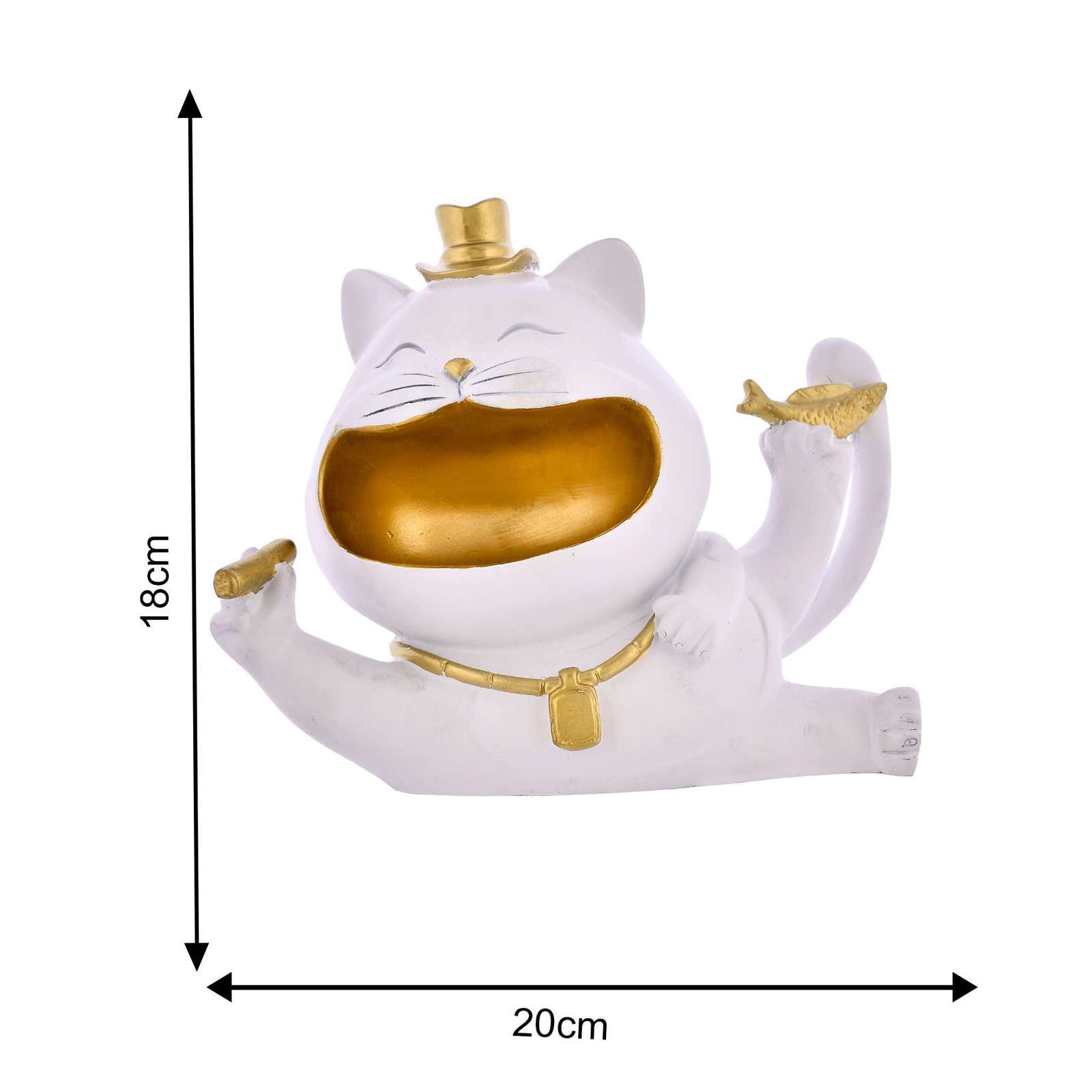 Cat with Hat Statue - Image 2