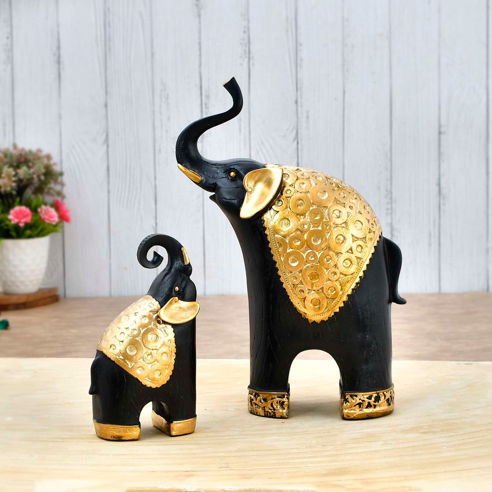 Elephant Pair  Statue - Image 3