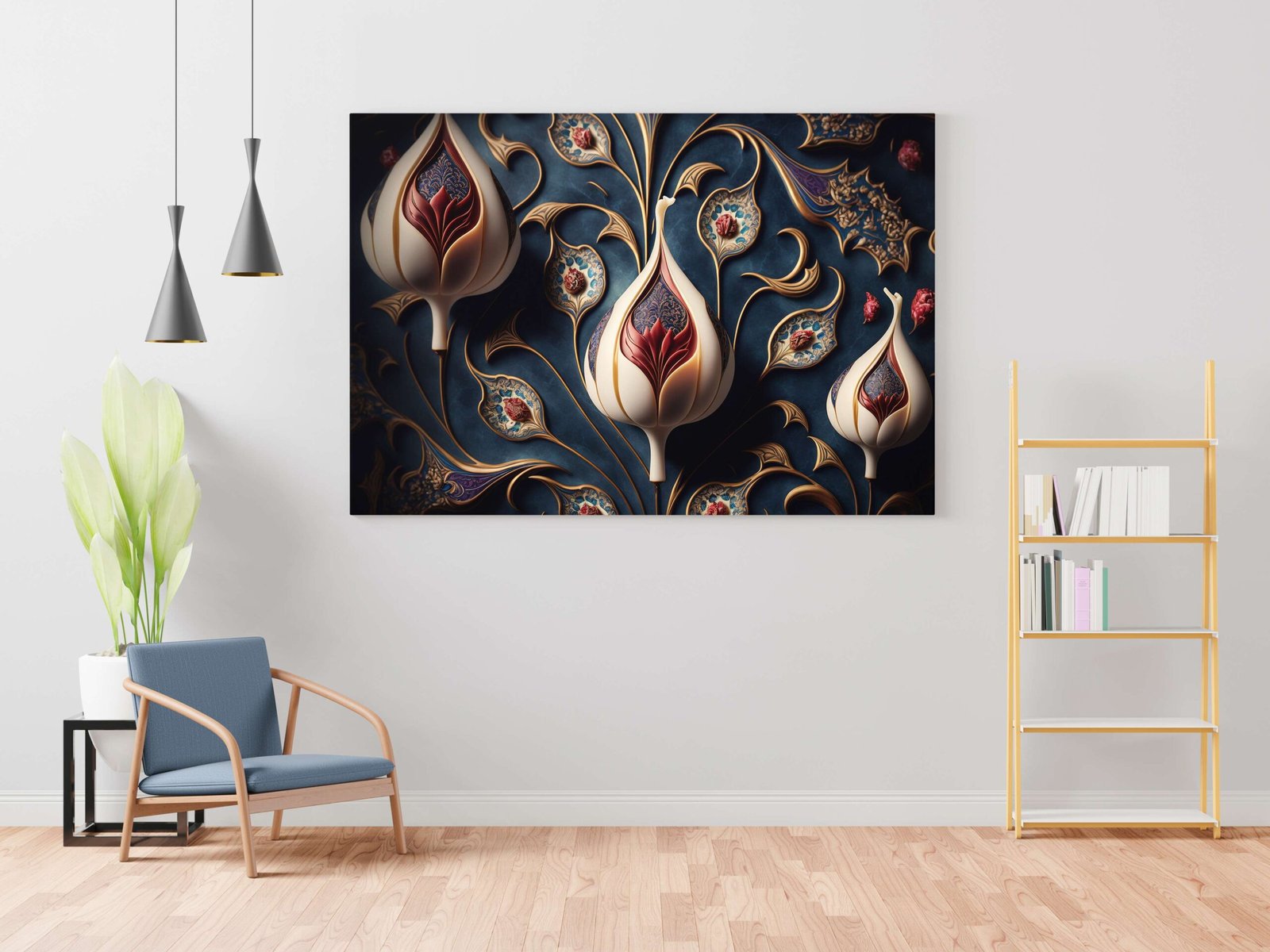 Elegant Framed Canvas Paintings for Home Interiors